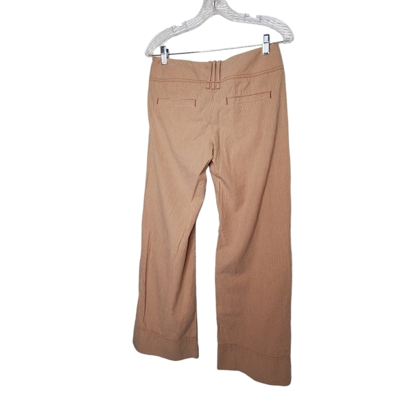 Free People Striped Pants, Women’s Wide Leg Lightweight Slacks Size 6 - Picture 4 of 8